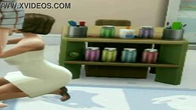 brunette teen sucking teacher cock at lunch time in cartoon anime