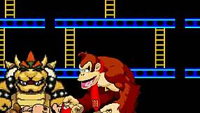 bowser koopa and donkey kong versus mario in mug en r-18 deux