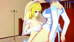 Ryona, Yumi, Haruka, and Hibari in wild futanari sex from Senran Kagura hentai