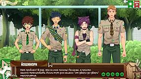game friends camp episode 34 permission from the scoutmaster russian voiceover