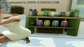 brunette teen sucking teacher cock at lunch time in cartoon anime