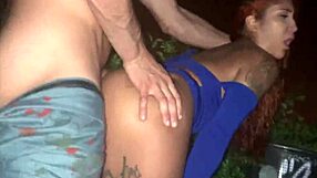 Michael Myers fucks the athletic goddess Venus Aphrodite outdoors