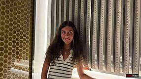 Russian Slut Bent Over in Hotel for Doggy Cum on Ass