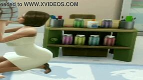 brunette teen sucking teacher cock at lunch time in cartoon anime