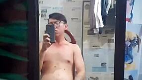 Vietnamese Gay Top With Tattoos Sucks Monster Cock Solo In Intense Scene.