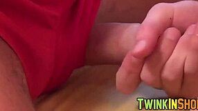 yo, this young gay guy got a massage then his ass fingerfucked hard! wild stuff, right?