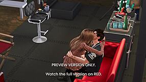 Backstage fun in 3d hentai preview