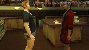 Gareth Williams Fucks His Father-In-Law In This MMF Threesome!