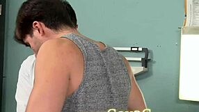 Seductive Tattooed Hairy Doctor With Big Cock Gives Oral To Hottest Gay Monster Cock