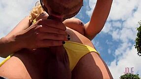 hot shemale bondage outdoor threesome