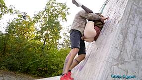 Man, Nicole Rae's big tits in public POV blowjob rock!