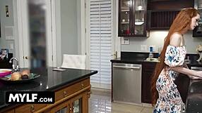 Loud cheating wife Erin Everheart in a sex tape scene