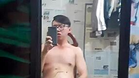 Vietnamese Gay Top With Tattoos Sucks Monster Cock Solo In Intense Scene.