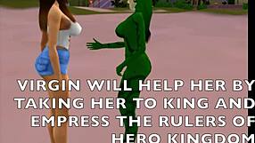 Aliens explore pussy in this 3D episode 😏