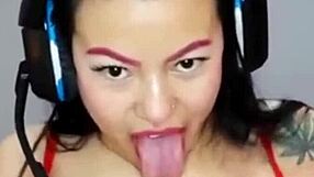 Private Video Chat with a Follower Loves to Hear Me Moan