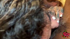 brunette babe eats pussy outdoors suggestively