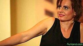 intriguing bbw duo dominates guy in threesome with big tits and asses