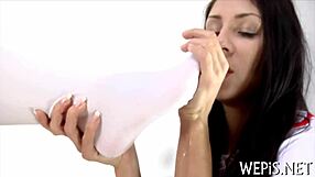 Babes Suck Cocks in Blowjob Contest Game with Pornstars