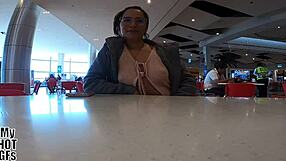 Beautiful Venezuelan Babe Persuades Nerd for Porn Casting and Gets Cum!