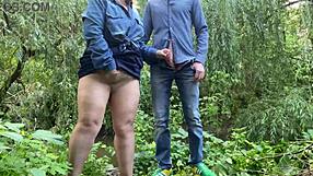 Did that milf in pantyhose milk your dick outdoors?