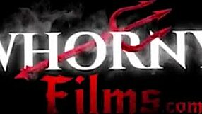 Busty brunettes dominate lucky guy