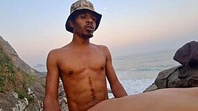 wild beach orgy in carioca with african guys swallowing and fingering assholes.