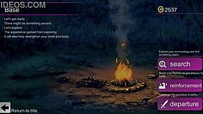 Is Pretty Lady Giving Footjob in Hentai Game?