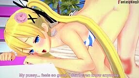 Marie Rose in bikini having sex on the beach? That's hot in DOA fantasy!