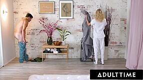 Nuru Masseuses Aiden Ashley In Rough 3Some!