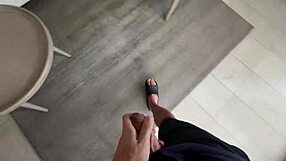 I caught my roommate masturbating, so I fucked her hard in missionary. Did you see that?