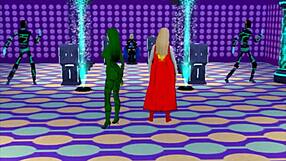 Aliens explore pussy in this 3D episode 😏