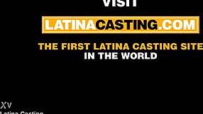 Big ass amateur Brazilian slut gets CREAMED in ROUGH ANAL casting