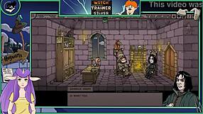 witch trainer silver part 3 in anime style