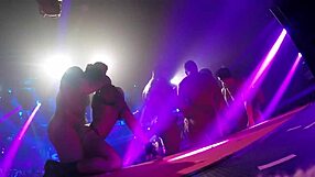 Porn Stars Dance into Orgy at Club