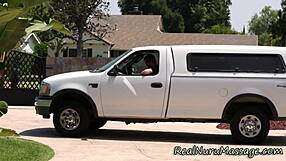 hot latina masseuse gives relaxing massage