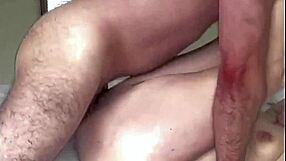 Amateur couple in hot action with big cock lover