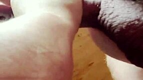 my plump wife licks and sucks husband's cock in shop