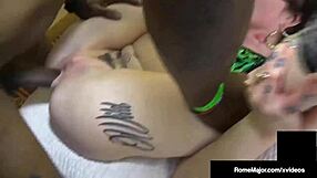 Black Bull Rome Major Fucks Hot Tattooed Chloe Cartier In Hardcore Doggystyle And Cowgirl.