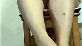 Slimy Edging Footjob with No Hope of Cumming POV