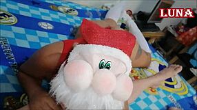 Hell Yeah, Luna’s Big Ass Takes a Hard Pounding and Cum in Mouth for Christmas!