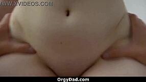 Teen crushes on hot stepdaddy for wild blowjob and doggystyle ride