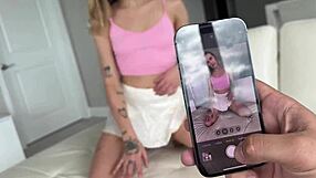 Step Dad Helps Son's Horny Teen Girlfriend In Household Fantasy!