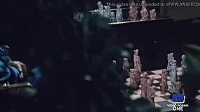 Marianne et Dominique, Sexy Women Pleasing the Butler in a Wild Retro Threesome