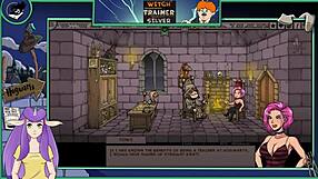 witch trainer silver part 3 in anime style