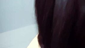 My stepsister, babe with long hair, rides dick deliciously in cowgirl