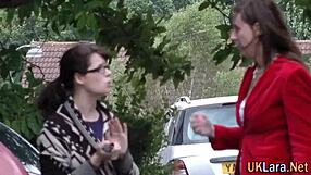 British Milf In Stockings Sucking Monster Cock