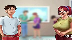 French lessons with an anime twist in Summertime Saga
