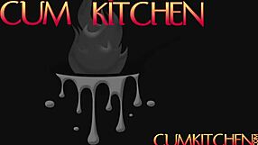 cum-covered kitchen where blonde aj applegate gets hard fucked