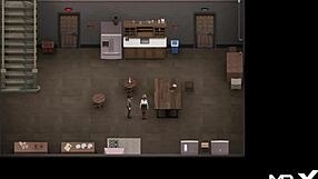 Lust epidemic caresses legs in anime hentai twist