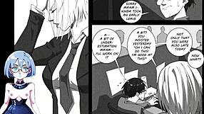 Girls night out turns into futanari fun in anime hentai